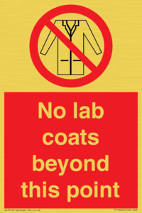 No lab coats beyond this point